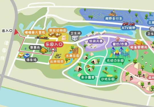 2022天津北辰区嚒嚒兽梦幻森林游玩攻略