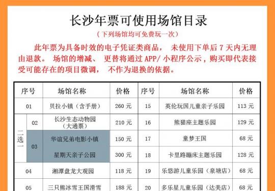 2024长沙旅游年卡一卡通(价格+包含景区+购买地址+激活方式)
