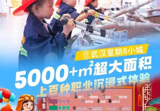 2024武汉星期8小城职业体验馆游玩攻略/营业时间/门票票价/在线购票