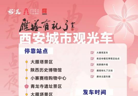 2024西安城市观光车赏花路线指南