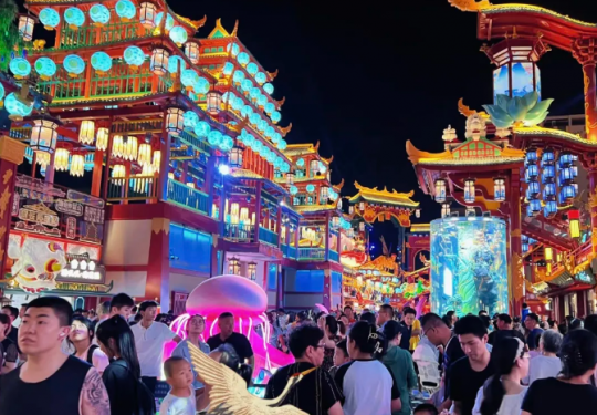 2024青岛明月山海间不夜城门票+游览图+开放时间+交通攻略