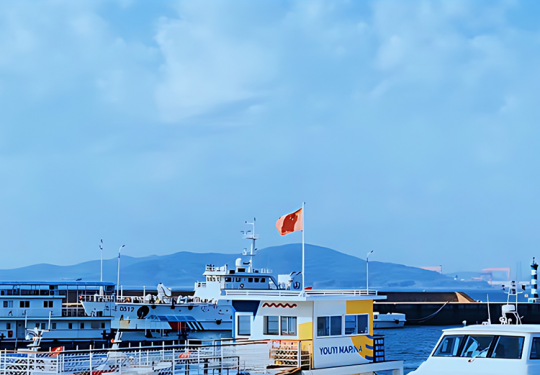 青岛海上观光飞洋码头海上游船观光票