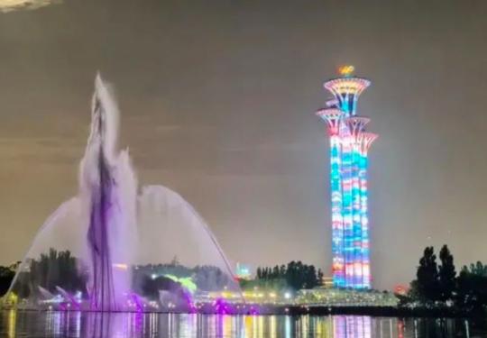2024北京奥森公园灯光秀水秀表演时间地点指南