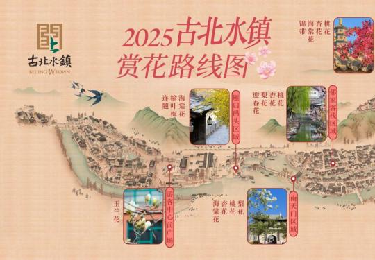 2025北京古北水镇赏花攻略（赏花地图+打卡点）