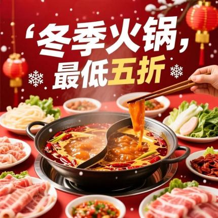 冬季火锅日，低至五折起！