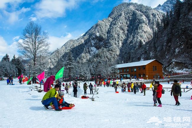 毕棚沟冰雪节开幕玩转南国林海雪原