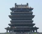 鹳雀楼景区免费开放 数万游客登高过“五一”