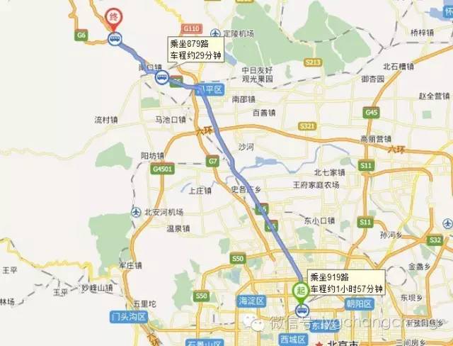 居庸关长城导览图